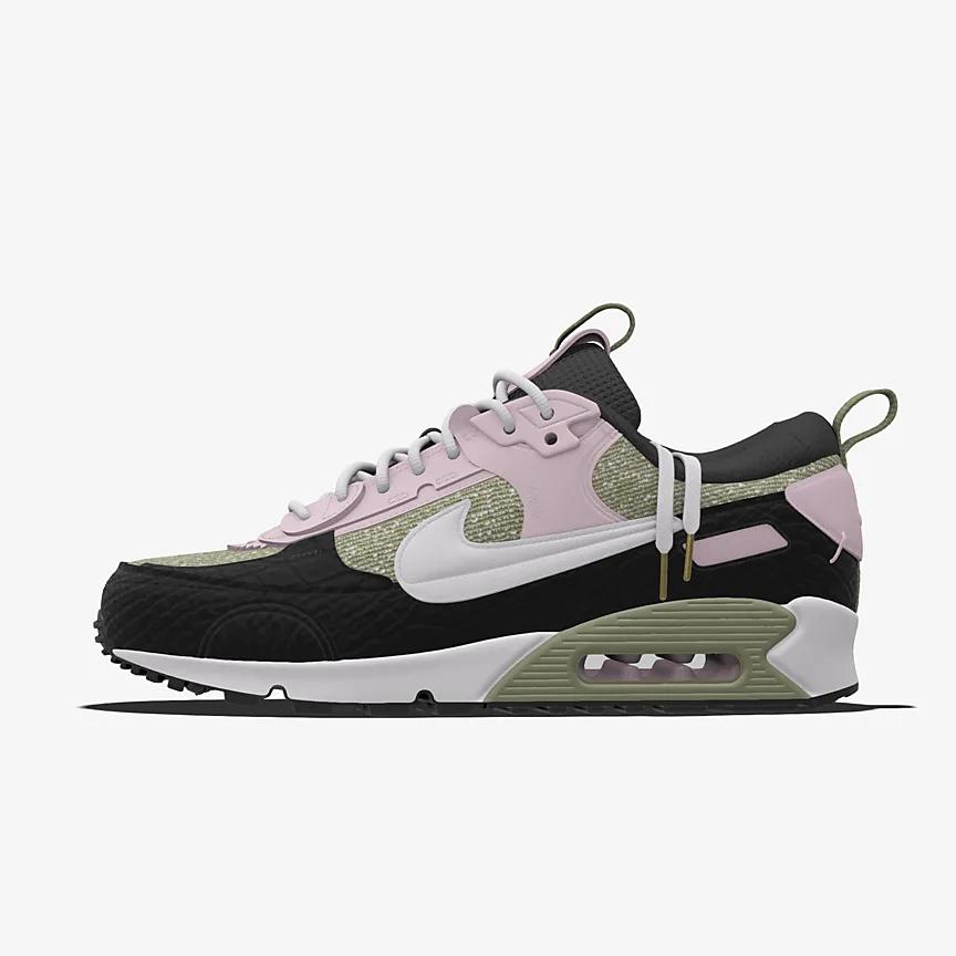 Giày Nike Air Max 90 Futura Unlocked By You Nam Đen Hồng